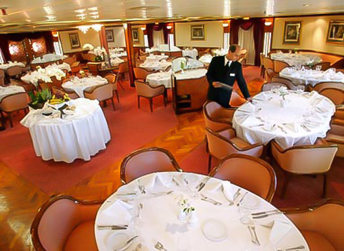 Restaurant, Sea Explorer, Greenland ships