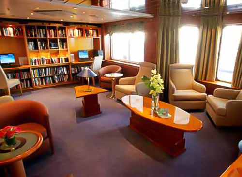 Library, Sea Explorer, Greeland adventure cruises