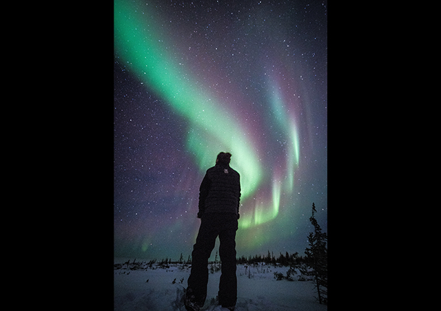 Watching the northern lights dance in Churchill, MB