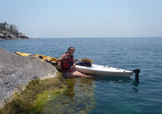Kayaks are the perfect mode of transport on Lake Malawi from one great snorkel spot to another – and a welcome way to relax before or after safari.