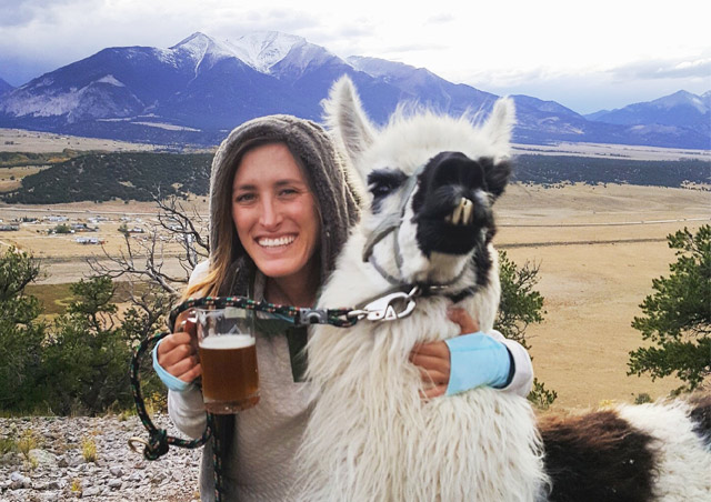 My first Nat Hab outing – FallFest 2017… Llama and a beer? Sign me up!