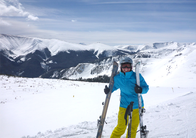 When you live in Colorado, every day can be an adventure! A bluebird powder day, The Cirque, Winter Park