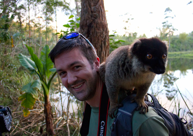 Much like the Galapagos, the animals of Madagascar have virtually no fear of humans.  Wild lemurs don’t really have much regard for personal space!