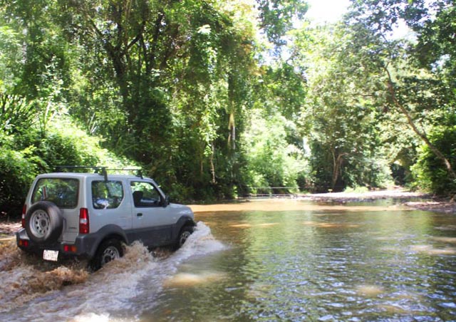 One of many river crossings we were confronted with along our journey up the coast of the Nicoya Peninsula in Costa Rica.