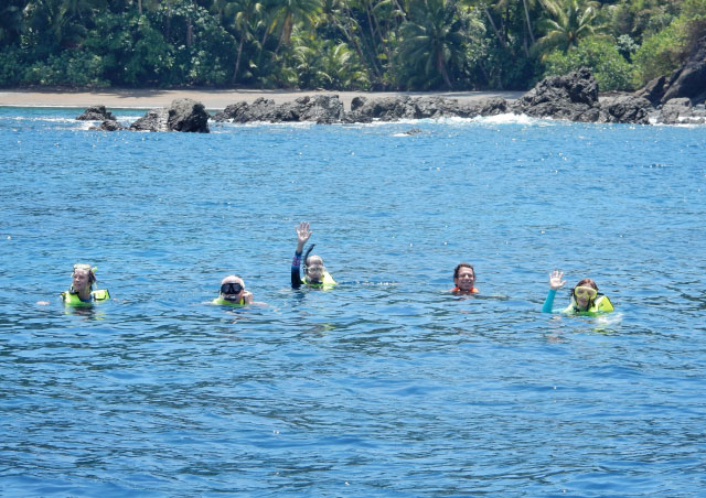Snorkeling off Isla del Cano in Costa Rica.  Enjoyed swimming with Reef sharks, Hawksbilled turtles, stingrays and tropical fish.