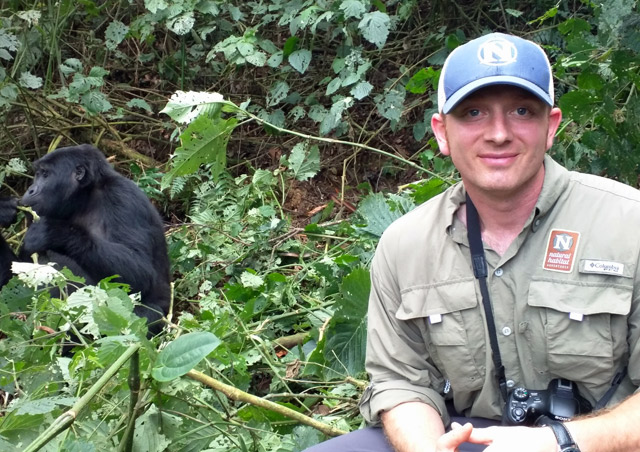 After an incredible 2 hour trek, we came upon the fascinating mountain gorillas of Bwindi Impenetrable Forest.