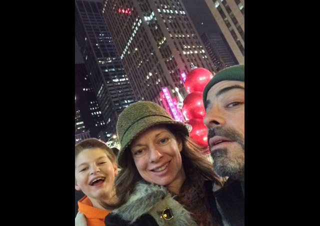 My family on our traditional “Eat Our Way Through NYC” trip.