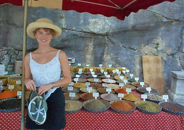 Spice market in eastern Europe.