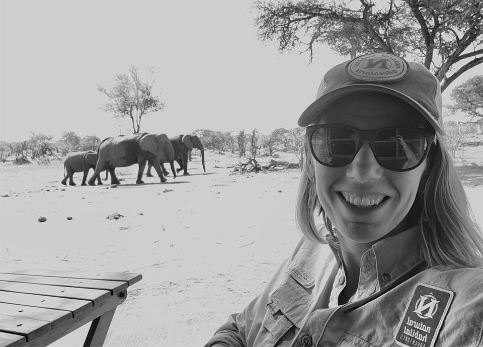Enjoying elephants on Nat Hab's Secluded Botswana trip.
