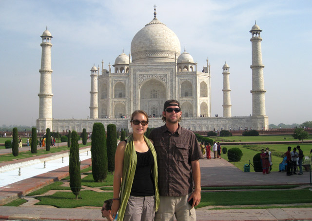 The Taj Mahal is more impressive in person than I ever imagined it would be.  A must stop for any trip to India
