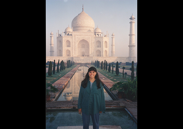 My 30th birthday at the Taj Mahal at sunrise. It is a day I will never forget. I am so excited we have a trip to India coming up. What a fascinating country.
