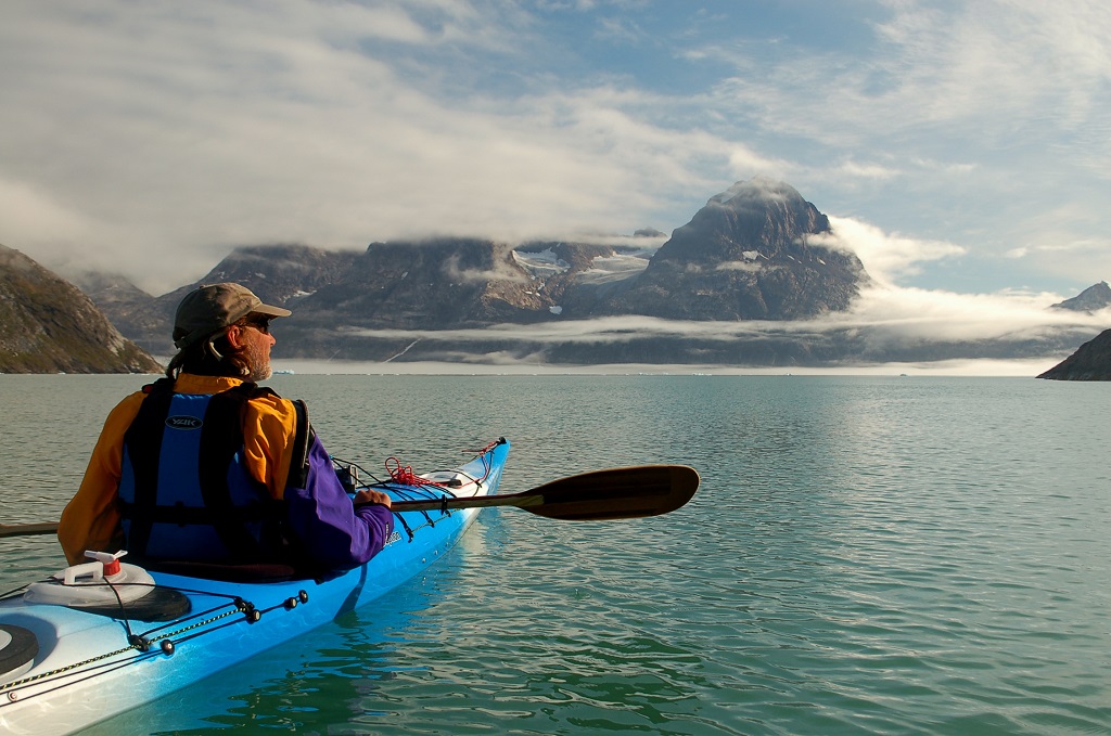 Kayaking in Greenland.