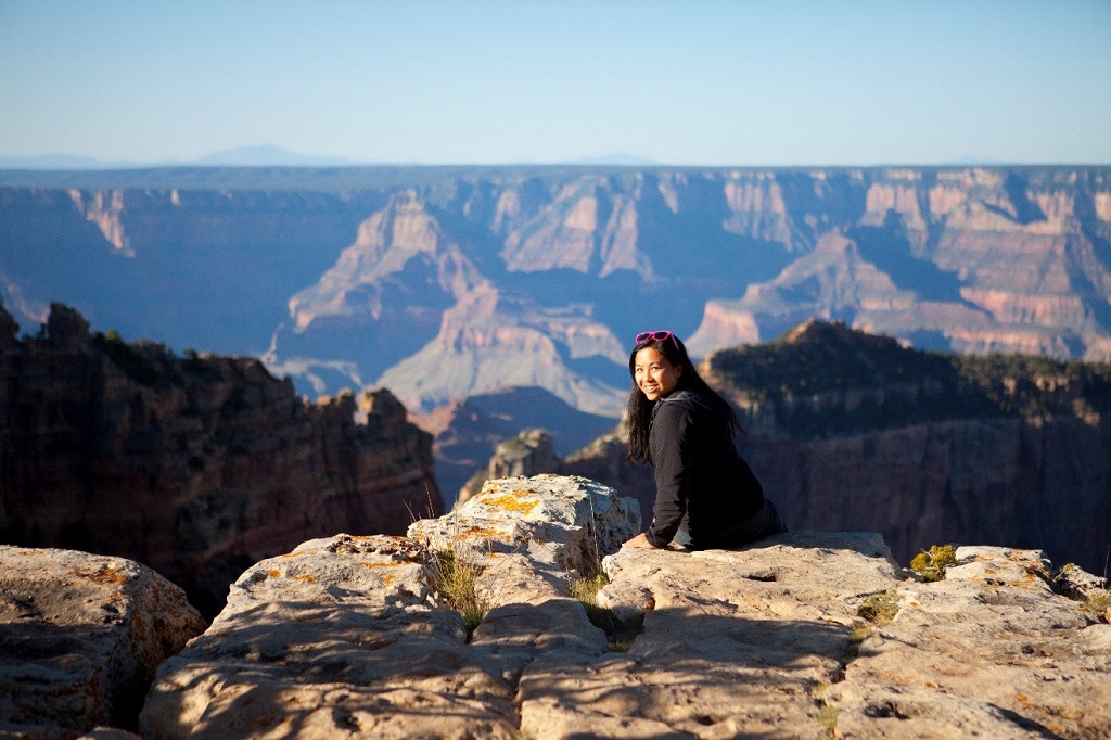 Nat Hab traveler in the Grand Canyon