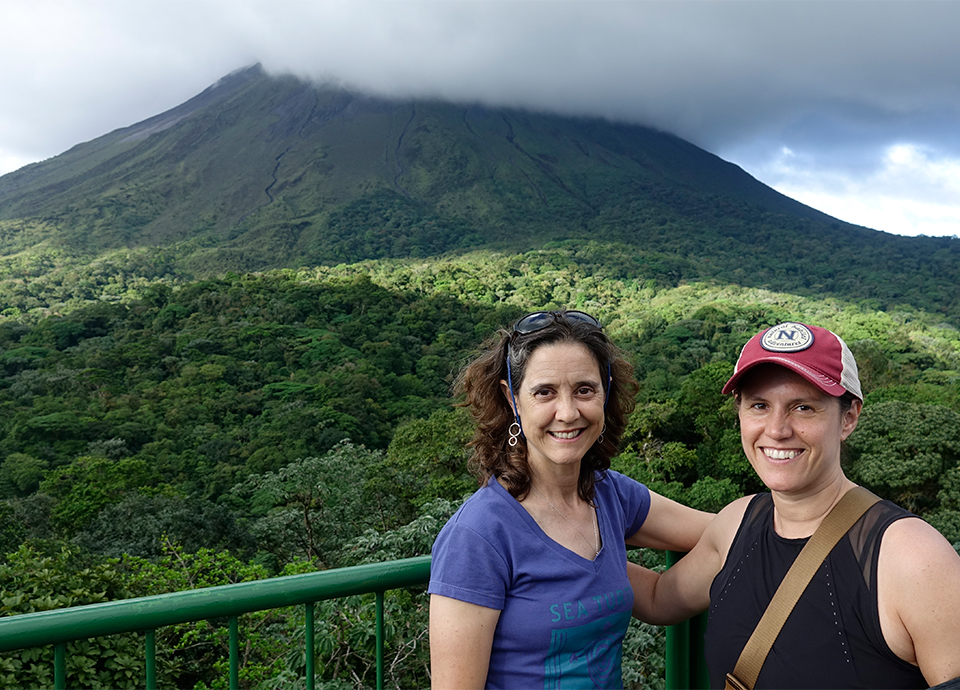 Nathaber's Annette and Mariah in Arenal, Costa Rica.