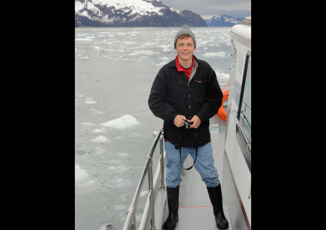 Spending time in the Kenai Fjords of Alaska. Off to my right was a huge glacier that was “calving” huge house-sized chunks of ice into the sea!