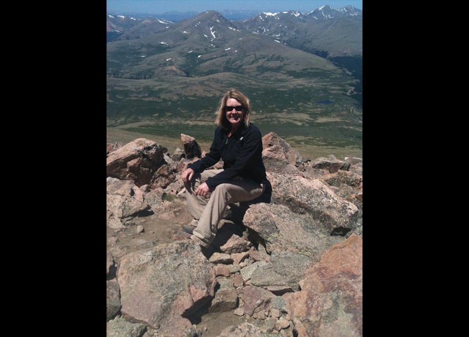 Mt. Bierstadt,  I climbed a fourteener with each of my kids when they were 12.