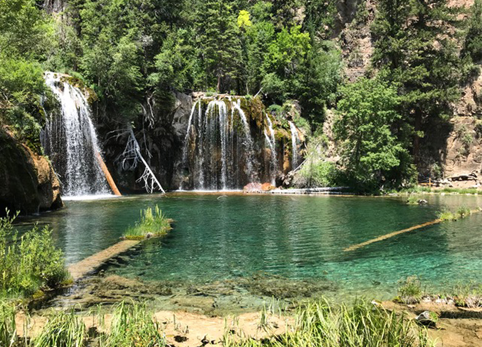 A family hike to Hanging Lake.