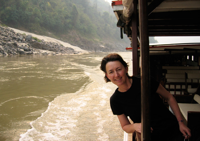 Cruising down the Mekong river from Northern Thailand to Luang Prabang, Laos