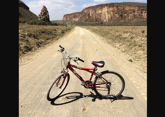 One of the only National Parks in Kenya that you can bike through. I enjoyed whizzing pasts zebras and buffalo on two wheels.