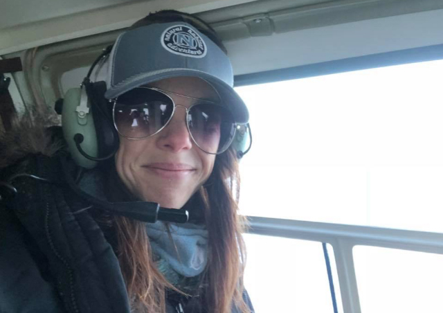 Helicopter ride over the Hudson Bay after the ice had formed, Churchill family Adventure November 2018.