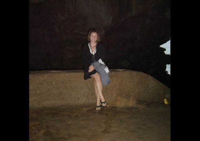 2006 - Hanging out in the Cave of Hercules near Tangier, Morocco.