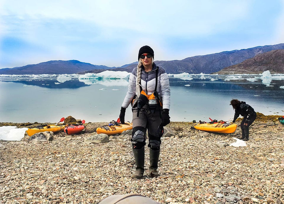 Kayaking in Greenland