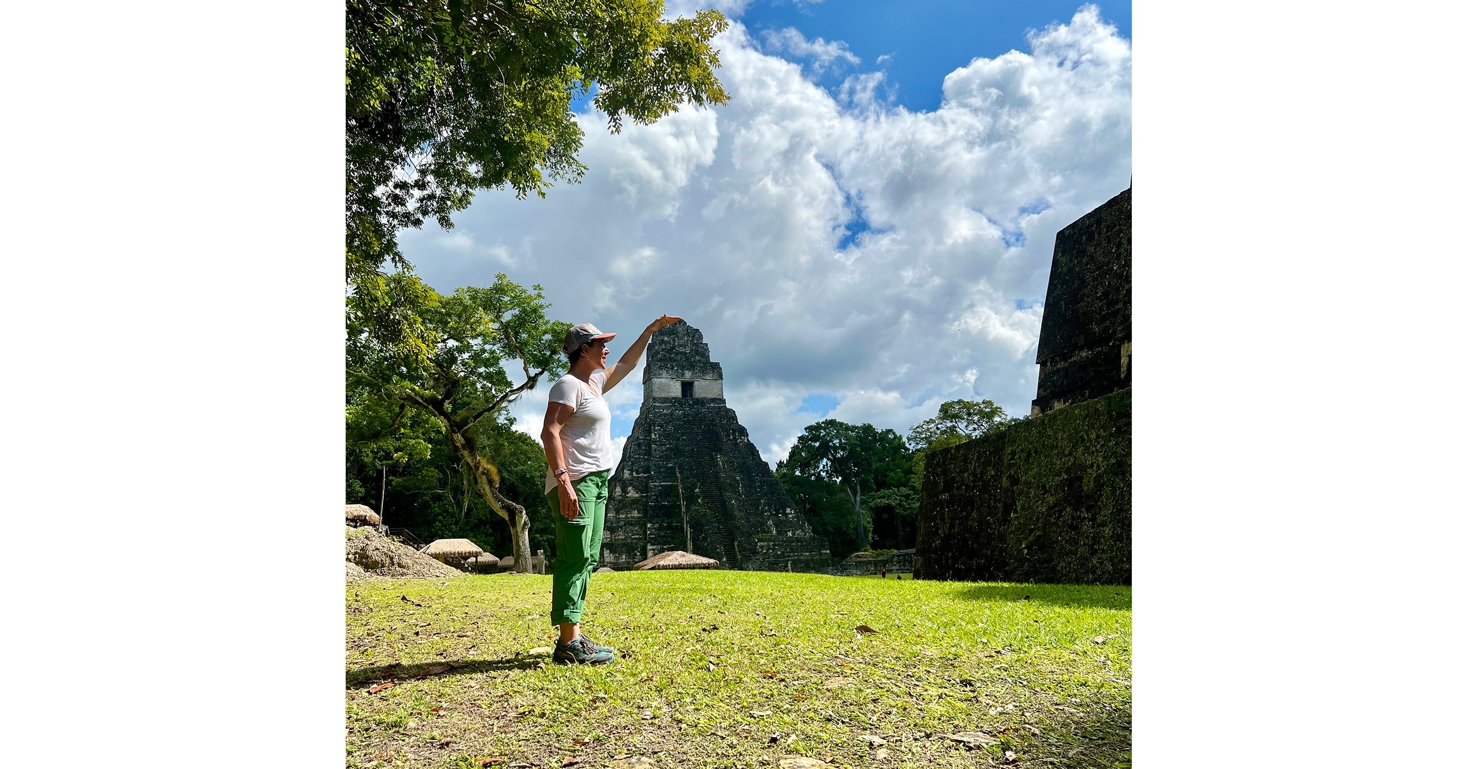 Visiting Tikal in Guatemala.
