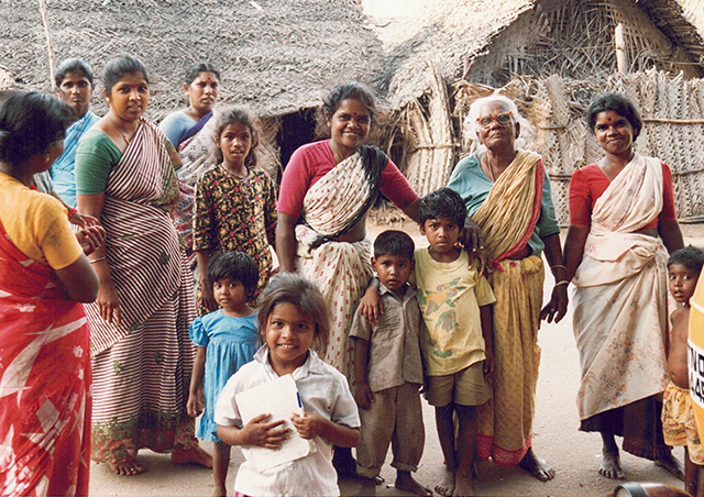 During my time in India, I visited some local homes. I was honored to meet three generations of women.