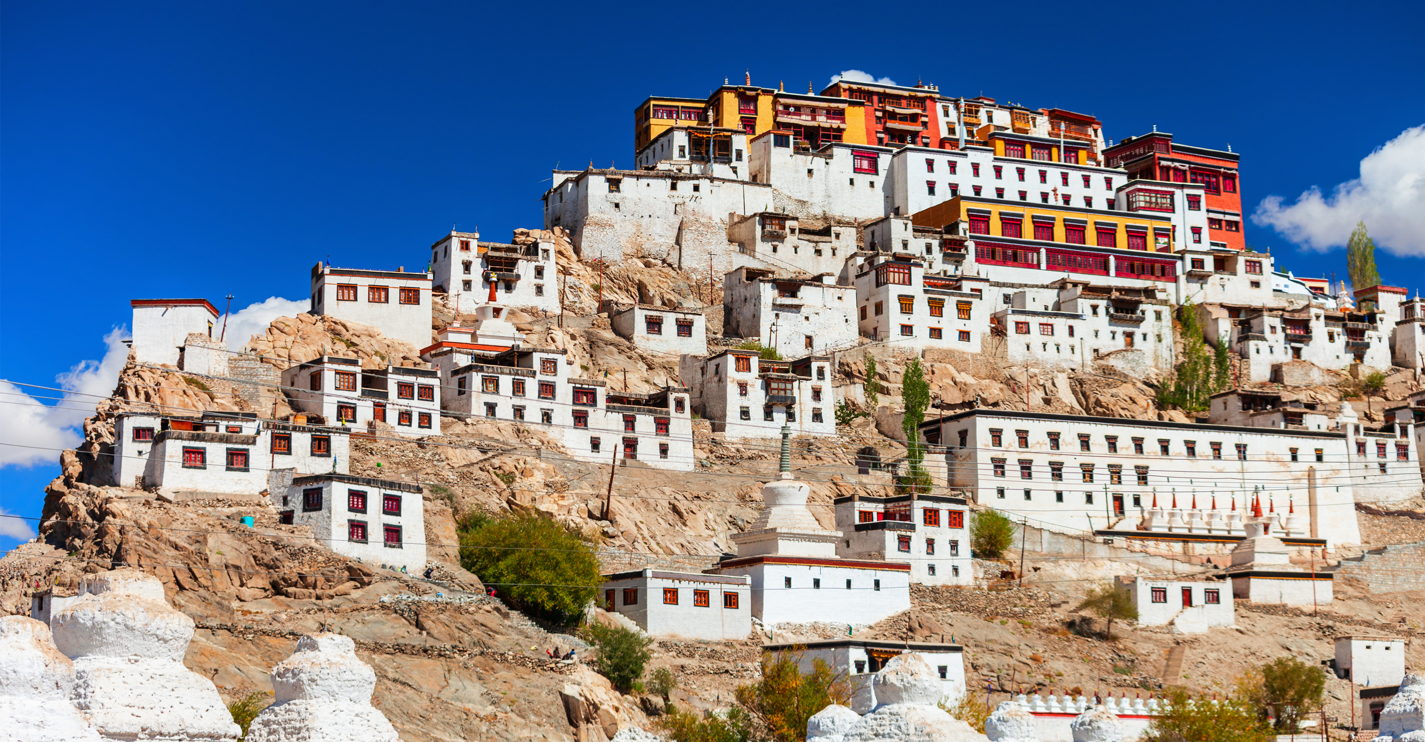 Thiksey Monastery in Ladakh, India