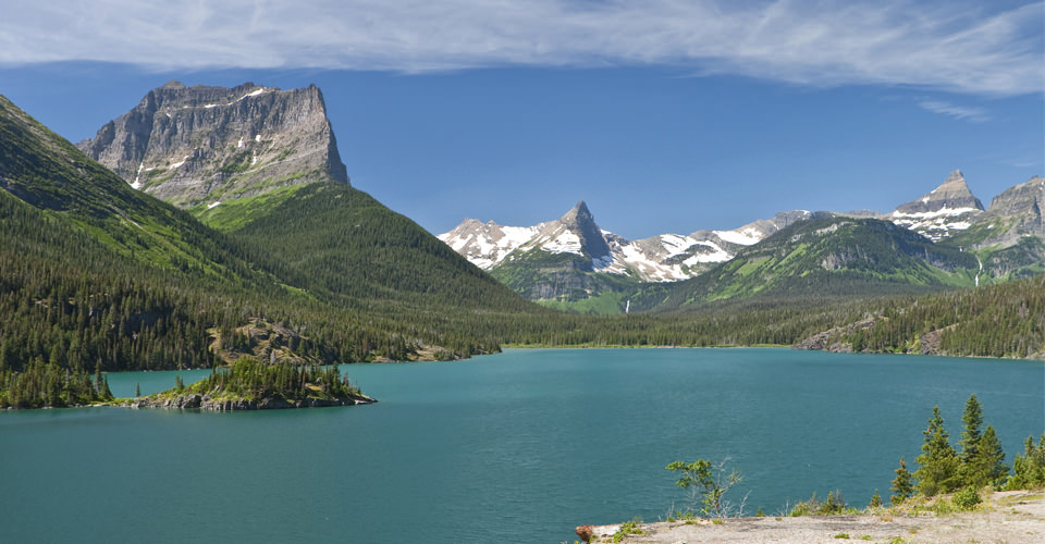 St. Mary Lake, Glacier National Park, Montana, USA