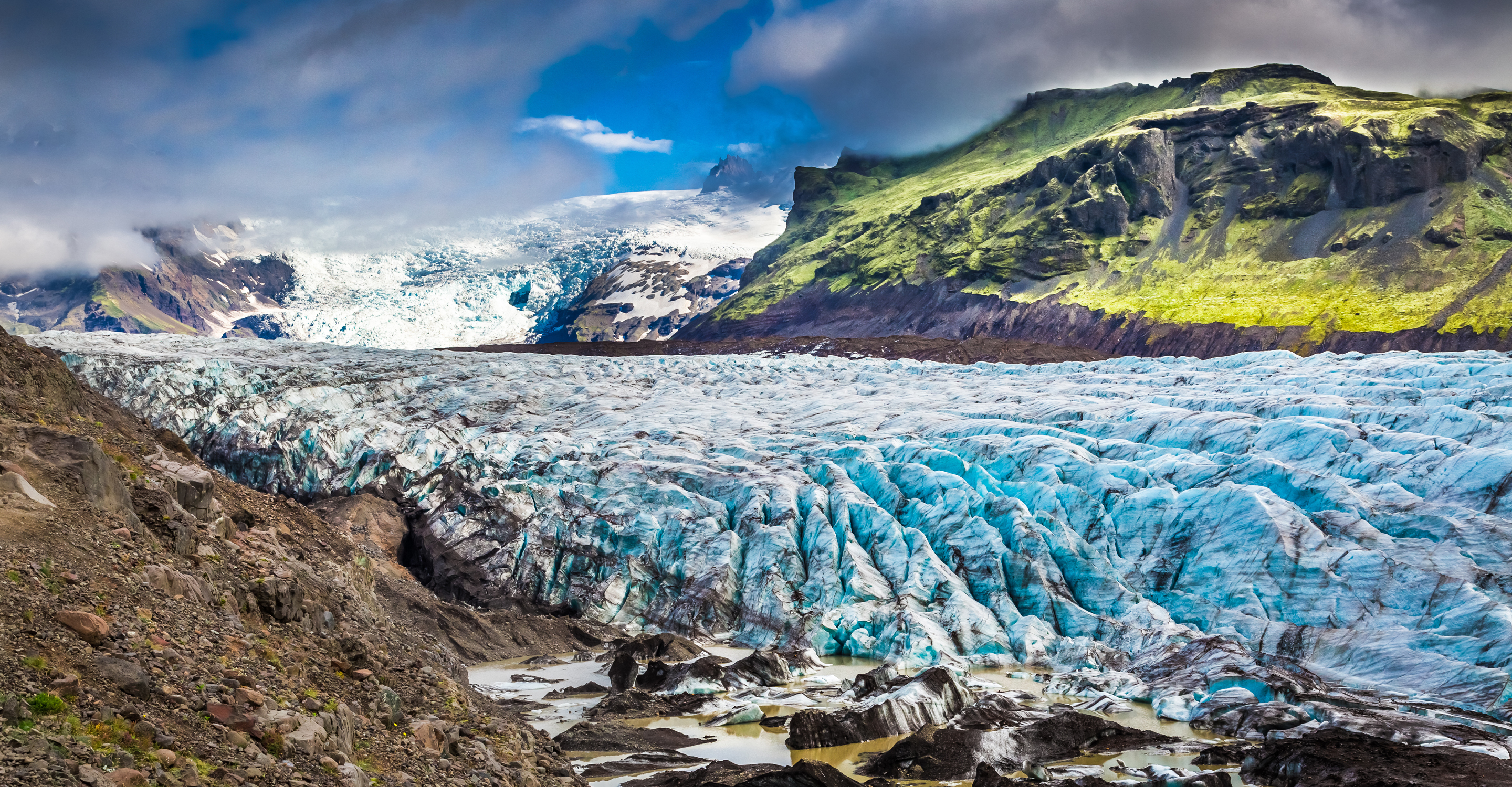 Vatnajokull glacier, Iceland, Europe