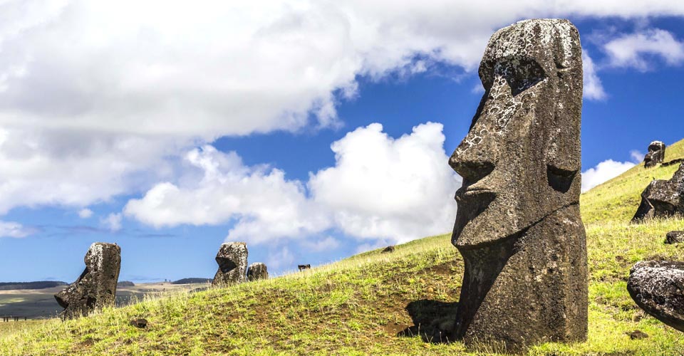 Monolith, Moai, Rano Raraku, Easter Island