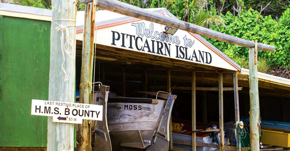 Longboat shed, Bounty Bay, Pitcairn Island
