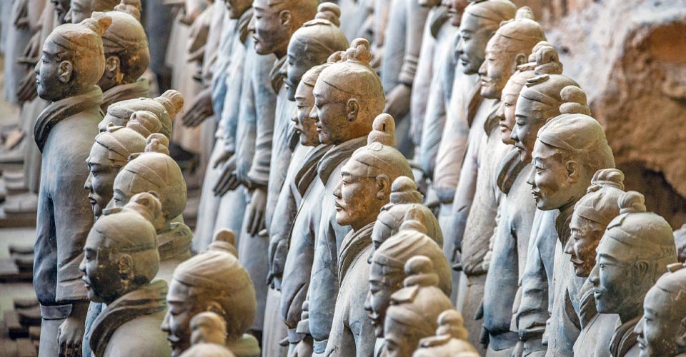 Terracotta warriors, Xi'an, China
