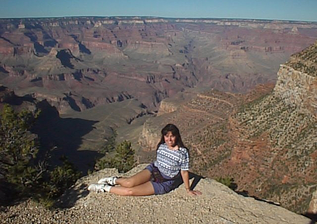 This was taken the morning after I got married. My husband and I married ourselves on the South Rim at Shoshoni point in the Grand Canyon. It was truly romantic!